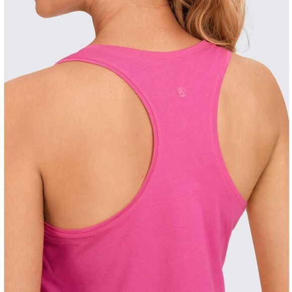 CRZ YOGA Women's Racerback Workout Tank Tops Loose Fit - Picture 4 of 9